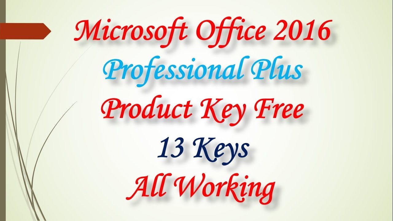 microsoft office product key free